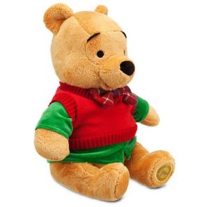 Quality 40cm Disney Christmas Winnie the Pooh Cartoon Stuffed Animals wholesale