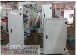 Adhesive Paper / Film Roll Label Rewinder Machine Perfect Integration Design