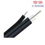 Soft OM1 - OM3 FTTX Indoor Fiber Optic Cable Low Smoke Flame Resistance
