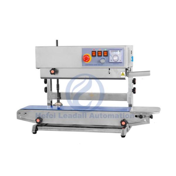 Stepless Speed Stainless Steel Auto Bag Sealer / Plastic Bag Continuous Band