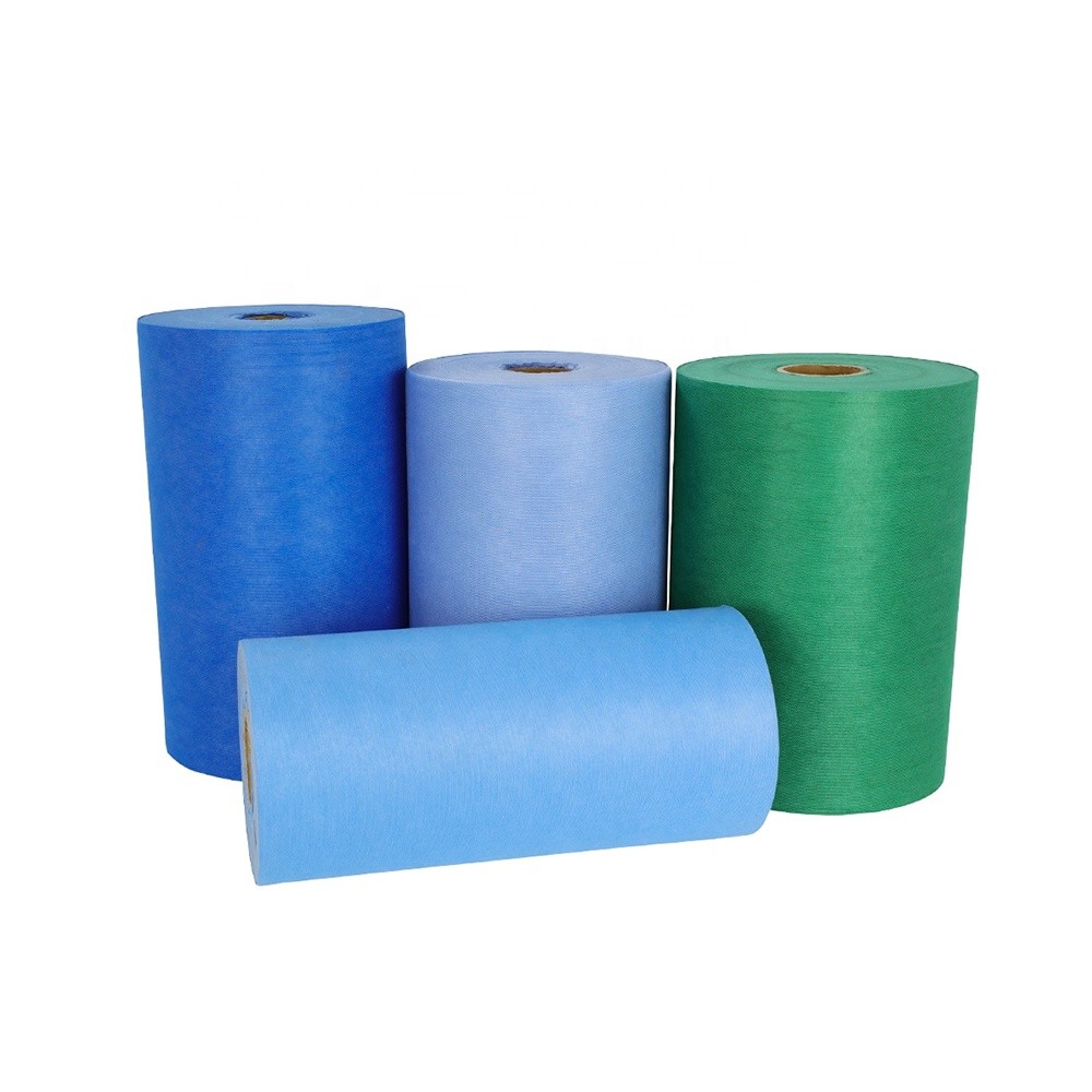 SS SSS SMS SMMS 100% Pp Medical Spunbond Blue Tnt Non Woven Fabric
