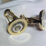 Chopard diamonds earring 18kt gold with yellow gold or white gold