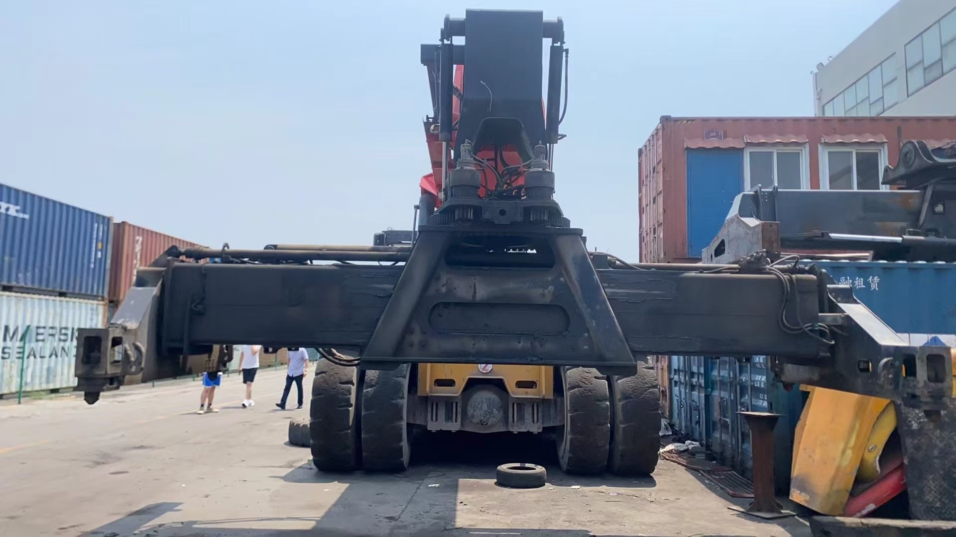 2016 Model Used Container Reach Stacker Forklift SANY SRSC45H1 With CUMMINS Engine