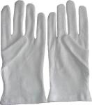 Cotton gloves, Parade gloves, bleached white