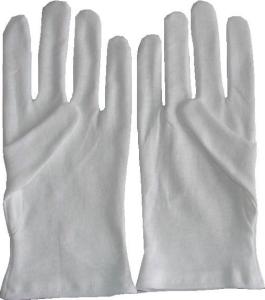 Quality Cotton gloves, Parade gloves, Cotton jersey gloves, bleached white wholesale
