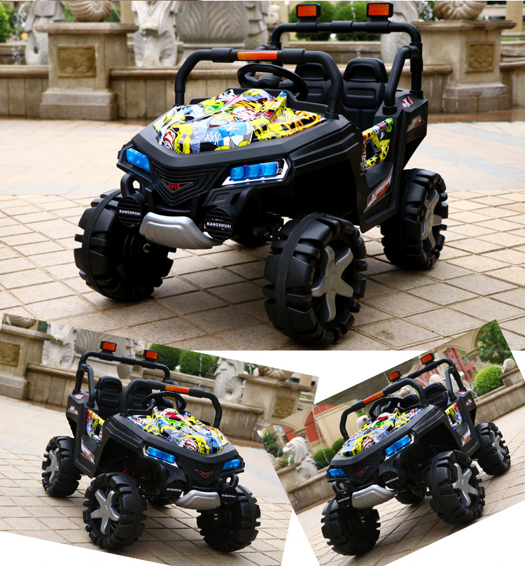 Unisex 12v Battery Electric Ride On Monster Truck Toy Car with Remote Control Custom