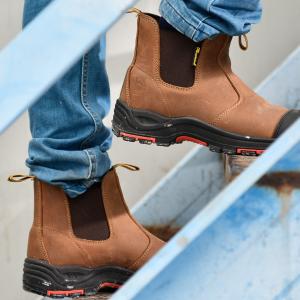 Quality 37-40 Industrial Steel Toe Boots M 8025NB Steel Toe Rubber Boots wholesale