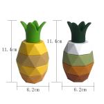 Customized Children'S Educational Toy 5pcs Pineapple BPA Free Silicone Stacking