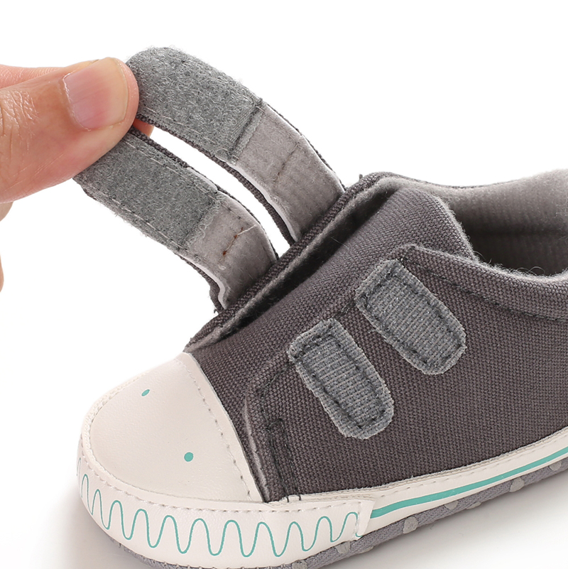 Hot selling Canvas sport Cute soft 0-2 years boy girl outdoor sneaker baby shoes boy