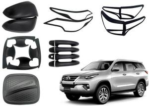 Quality TOYOTA Fortuner 2016 2018 Replacement Auto Body Parts Black And Chrome Color wholesale