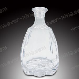 Quality FDA 750ML Super Flint Tequila Glass Bottle wholesale