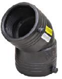 Quality BSI Dn32-40 Pe 100 Pe 80 Elbow Pe Electrofusion Fittings wholesale