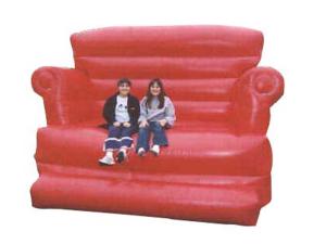 Quality Large Red Design Advertising Inflatable Sofa Furniture , Inflatable Couch Furniture wholesale