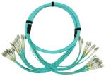 LC To LC Multifiber Fan Out Fiber Optic Cable Patch Cord 2-48F