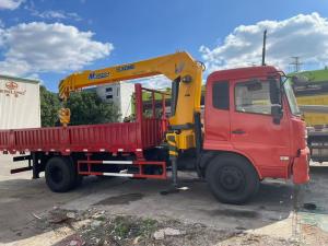 Quality 8 Tons XCMG SQS200-4 Truck Mounted Used Crane With DongFeng Truck 2019 Year wholesale