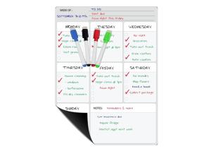 Quality Kitchen Fridge Magnetic Dry Erase Whiteboard Sheet With Stain Resistant Technology wholesale