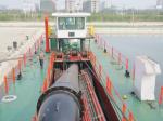 550T Hydraulic Cutter Suction Sand Dredging Boat 20 Inch Only Used For One Year