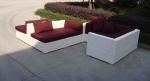 6pcs PE wicker sofas