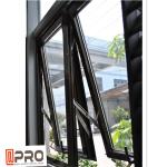 Space Saving Aluminium Awning Windows With Heat Strengthened Glass metal awning