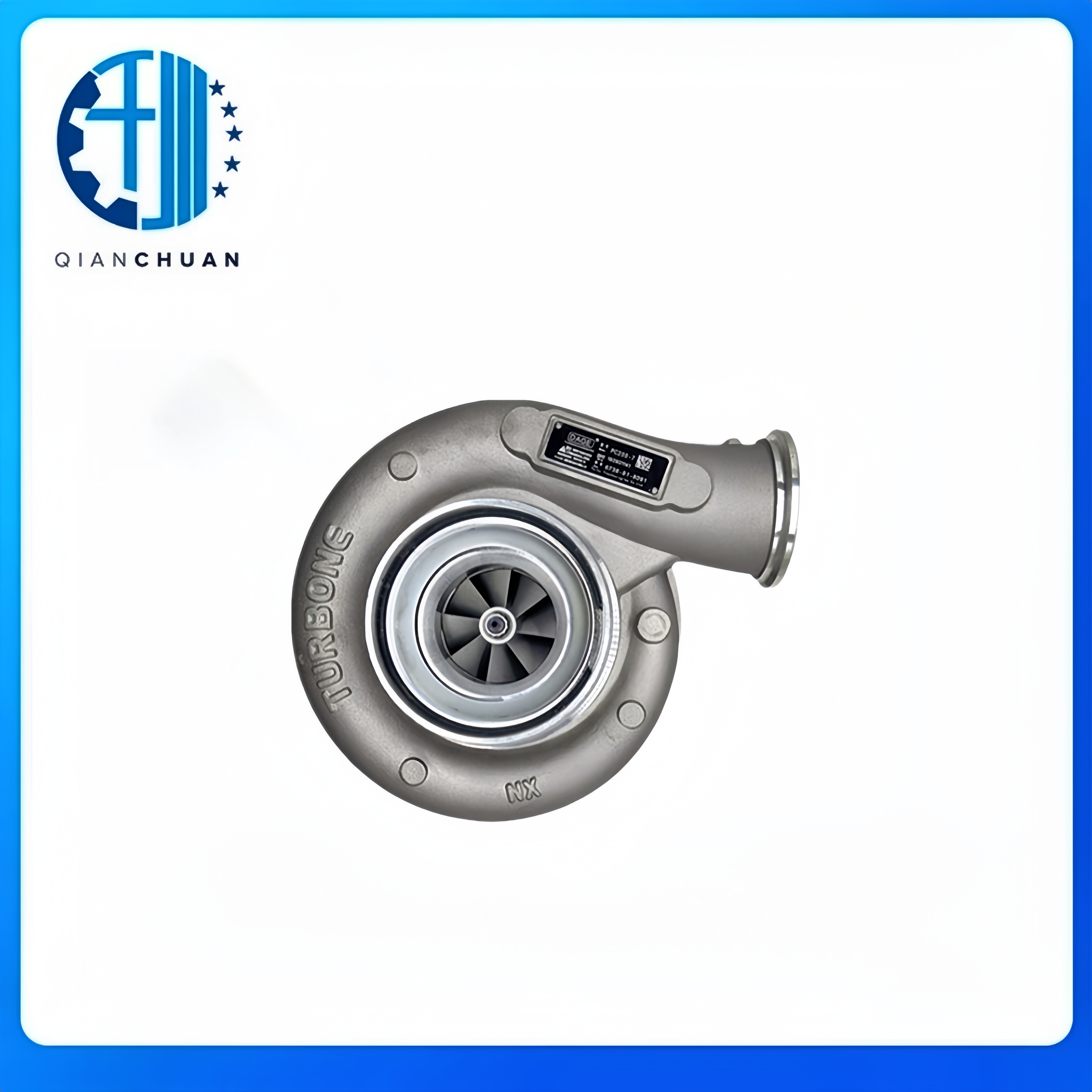 6738-81-8092 Turbocharger HX35 For Komatsu 6BTAA WA200-250 Wheel Loader PC200