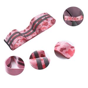 Quality 80mm Width Fabric Non Slip Resistance Bands Anti Flanging Cute Booty Bands wholesale