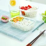 Airtight Locking 800ml Glass Meal Prep Containers