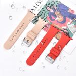 Fashion Red Color Soft Silicone Watch Band For Apple Watch 38/40mm 42/44mm
