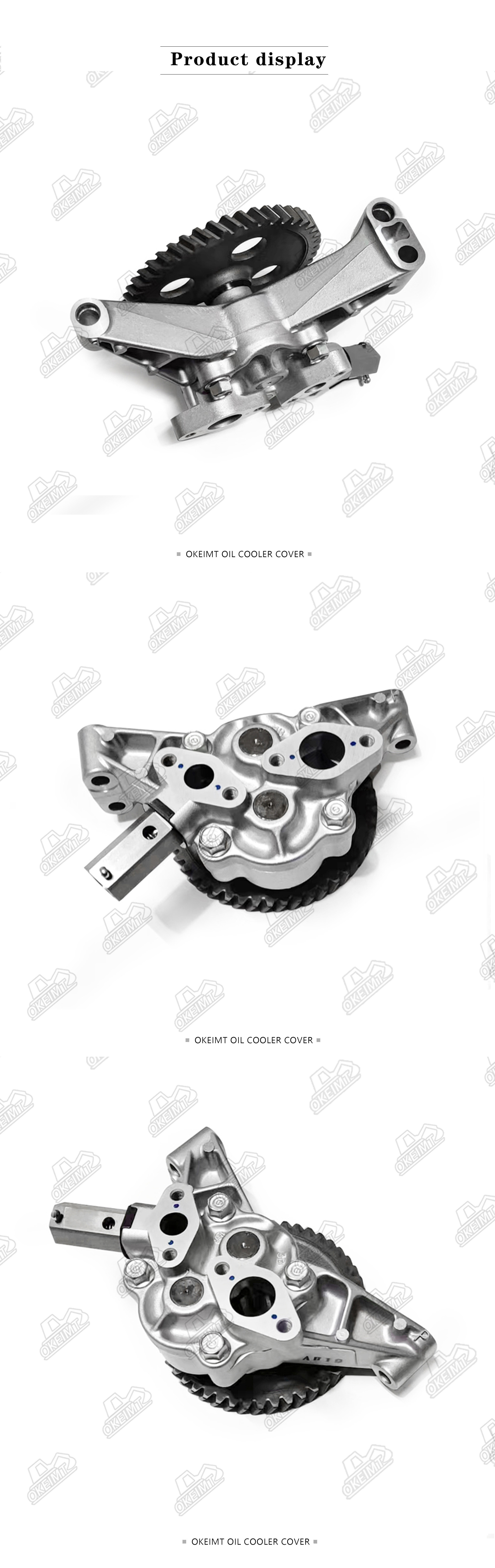 ME034664 Oil Pump Fits Mitsubishi 6D14 6D14T Engine 48 Teeth