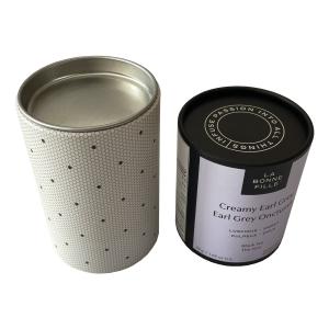 Quality OEM ODM Paper Cans Packaging Cylinder Gift Boxes With Outer Roll Cover wholesale