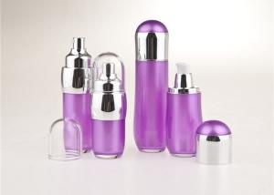 Quality Purple Red Diameter 46mm 50ml Airless Pump Bottles Wholesale wholesale