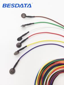 Quality EEG Cable Sintered Silver Silver Chloride Electrodes DIN 1.5 Plug wholesale