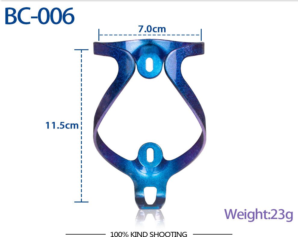 Universal Mountain Road Bicycle Water Bottle Cage Colorful Blue