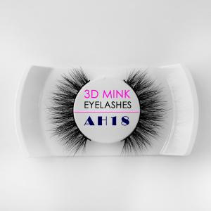 Quality Reusable Real Mink Eyelashes Natural Black Color With Soft Cotton Band wholesale