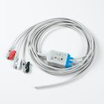 Semi-finished 3Lead AHA Grabber ECG Leadwires without Connector