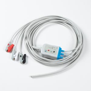 Quality Semi-finished 3Lead AHA Grabber ECG Leadwires without Connector wholesale