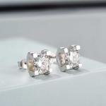 D Color Gold Moissanite Jewelry Hip Hop Diamond Earrings Engagement Jewelry