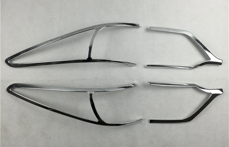 ABS Chrome Headlight Bezels And Tail Lamp Frame For KIA Sportage 2016 KX5