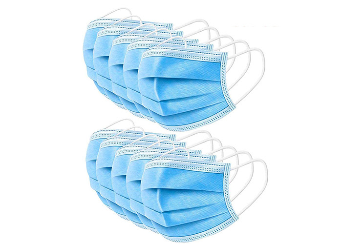 Medical Non Woven Face Mask Protection Against Virus , Custom Surgical Mask