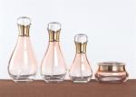 Spot 60ml 100ml 150ml Glass Lotion Bottles , Small Lotion Bottle Bowling Shape