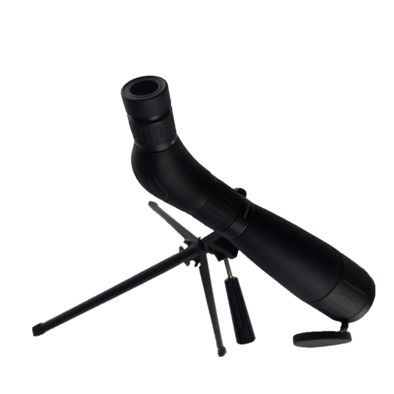Hot sale black Angled Target Spotting Scope 20x-60x 60mm Angled Spotting Scope for adults
