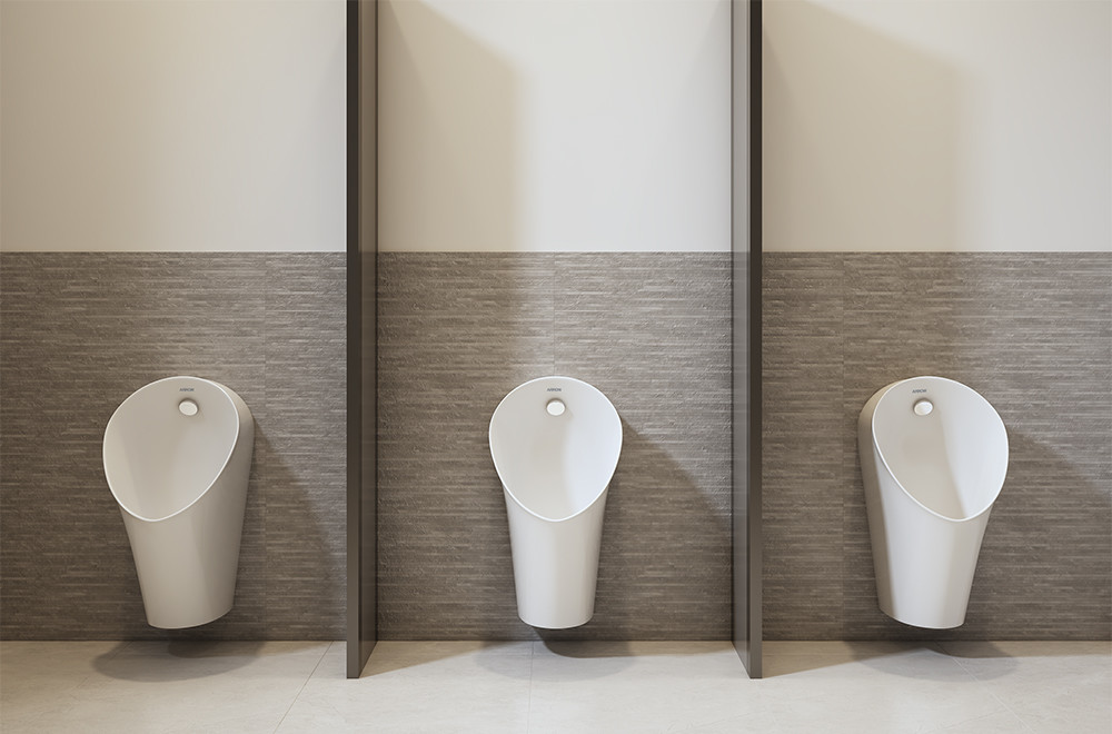 ARROW AN661 Wall Hung Urinal , Round Men'S Bathroom Urinal