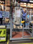Hydraulic Electric Lift Table Powered Stationary Scissor Lifts with Handrail and