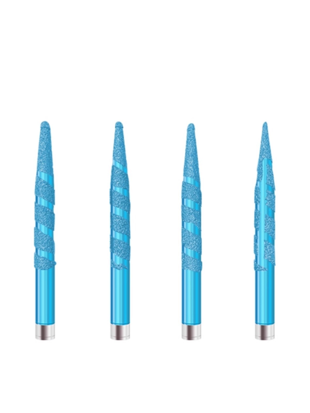 Brazed diamond carving tools blue cnc router bit for marble Carving