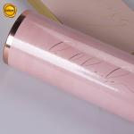 Custom Logo Glossy Pink Cosmetic Packaging Paper Tube Cylinder Box For Makeup