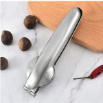 Multifunctional Chestnut Stainless Steel Nut Opener Modern Style