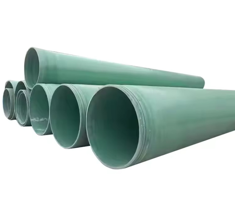 High Temperature Resistant FRP Pipe With Normal Temperature Rating And Printed Flange