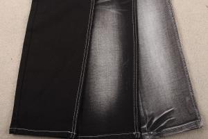 Quality Flower Printing Color Sulfur Black Hand Feeling Soft Denim Fabric wholesale