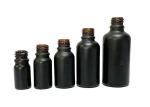 Luxury Black Frosted Cosmetic Empty Bottles 30 Ml Glass For Foundation