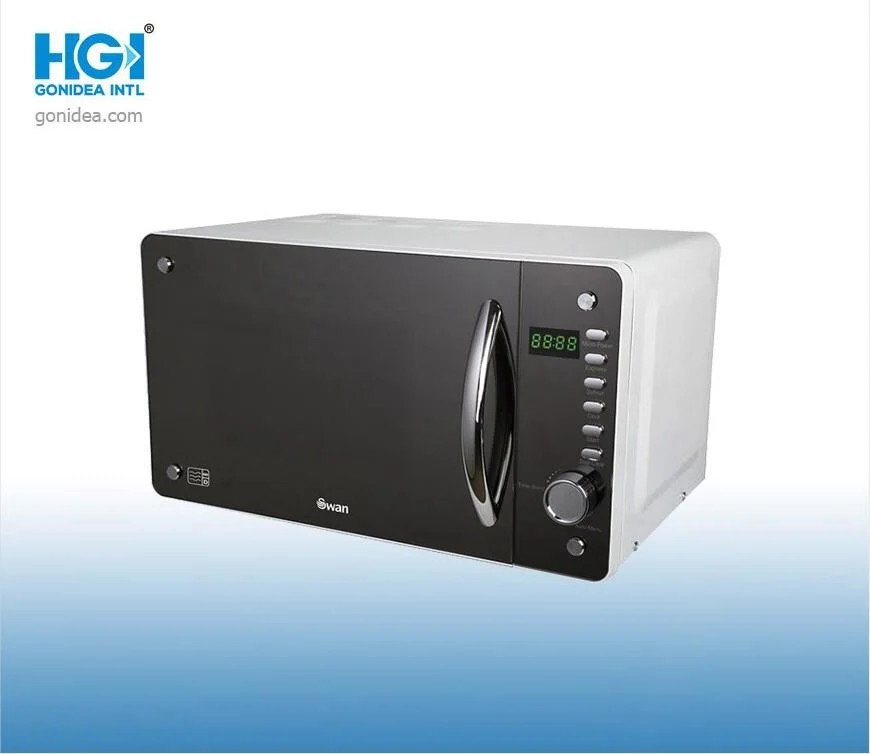 Black Digital Control Table Top Home Microwave Oven 20 Liters
