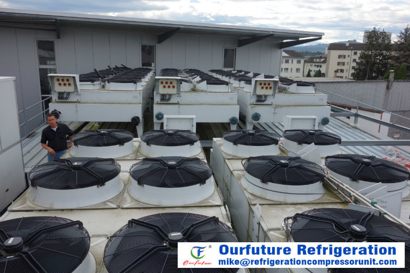 High Efficiency Room Cooling Unit Cold Storage Copper Tube Aluminum Fin Evaporator